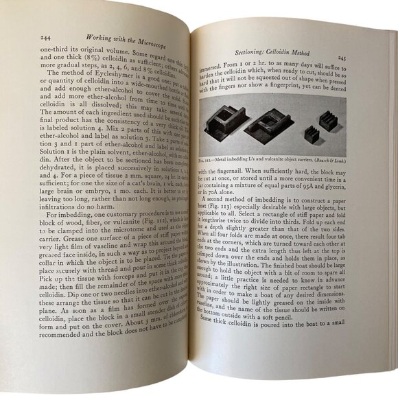 Working With The Microscope By Julian D. Corrington HC McGraw Hill 1941 - Picture 4 of 9